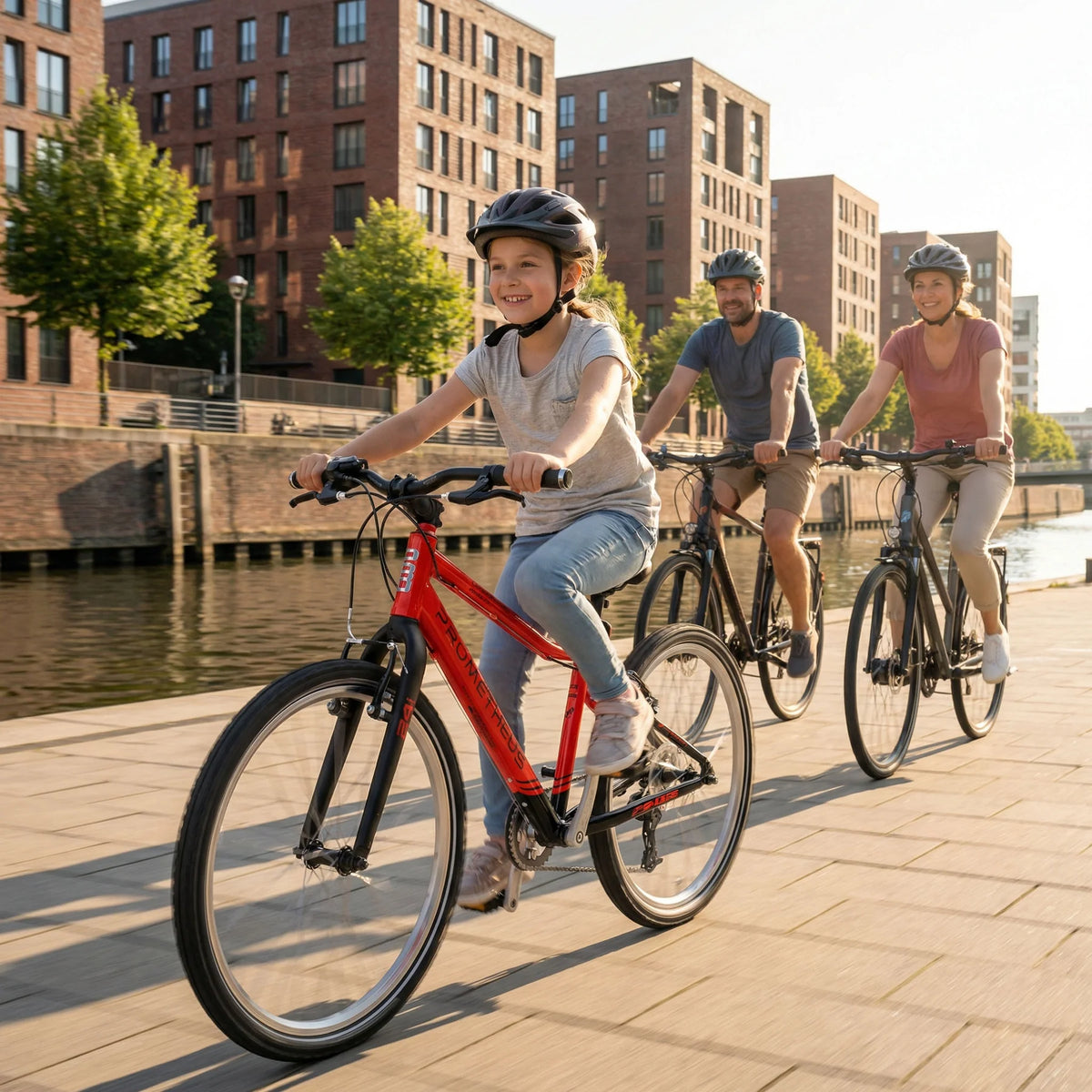 PRO Kinderfiets 24 inch vanaf 7 jaar | 8 versnellingen | CRIMSON RED (karmozijnrood)