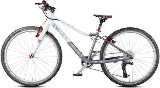 LU:MO Kinderfiets 26 inch vanaf 10 jaar. Kleur mistgrijs