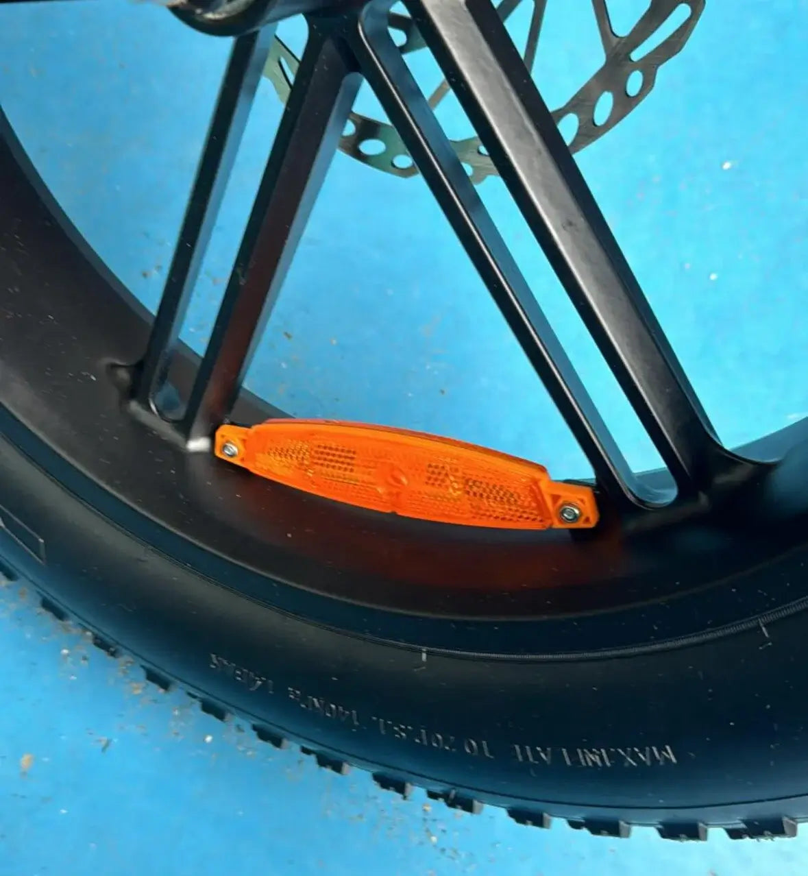 Oranje Reflector velg wiel