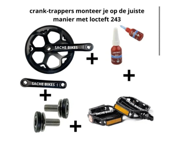 Crankset ,Trappers, Crankbouten