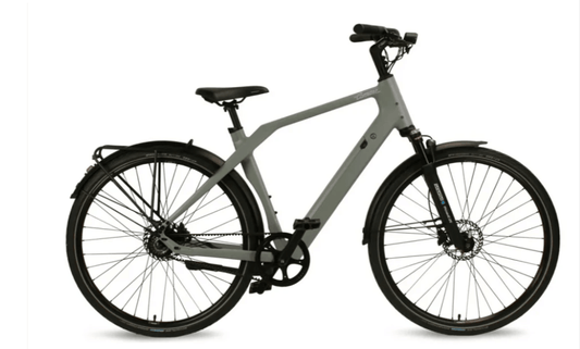 ultralichte elektrische stadsfiets Amsterdam, moderne en stijlvolle fiets met een comfortabel design.