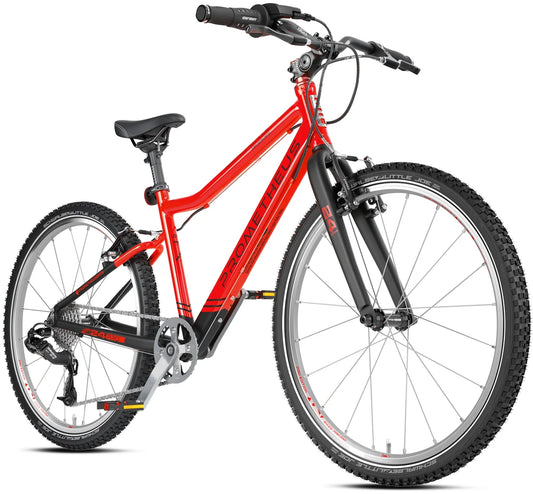 PRO Kinderfiets 24 inch vanaf 7 jaar | 8 versnellingen | CRIMSON RED (karmozijnrood)