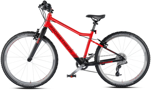 PRO Kinderfiets 24 inch vanaf 7 jaar | 8 versnellingen | CRIMSON RED (karmozijnrood)