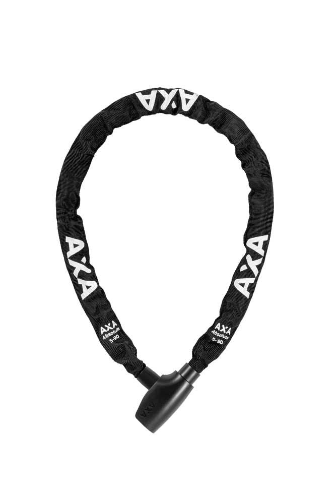 Kettingslot Axa Absolute 90cm x 5mm Zwart