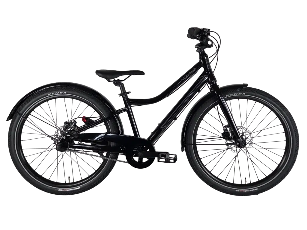 Vezzano 24 Nexus 3 fiets met lichtgewicht aluminium frame en schijfremmen, ideaal voor kinderen.