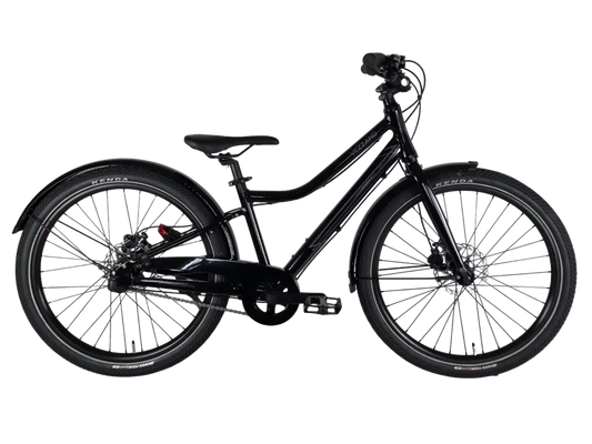 Vezzano 24 Nexus 3 fiets met lichtgewicht aluminium frame en schijfremmen, ideaal voor kinderen.