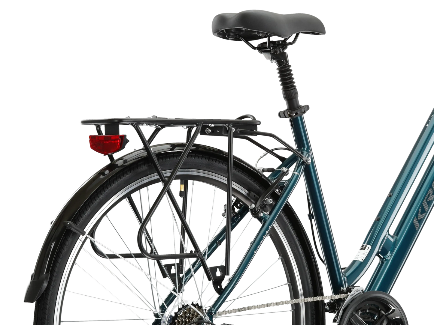 KR Sentio 2.0 U 28 M fiets met een stevige achterdrager en comfortabele zadelvering.