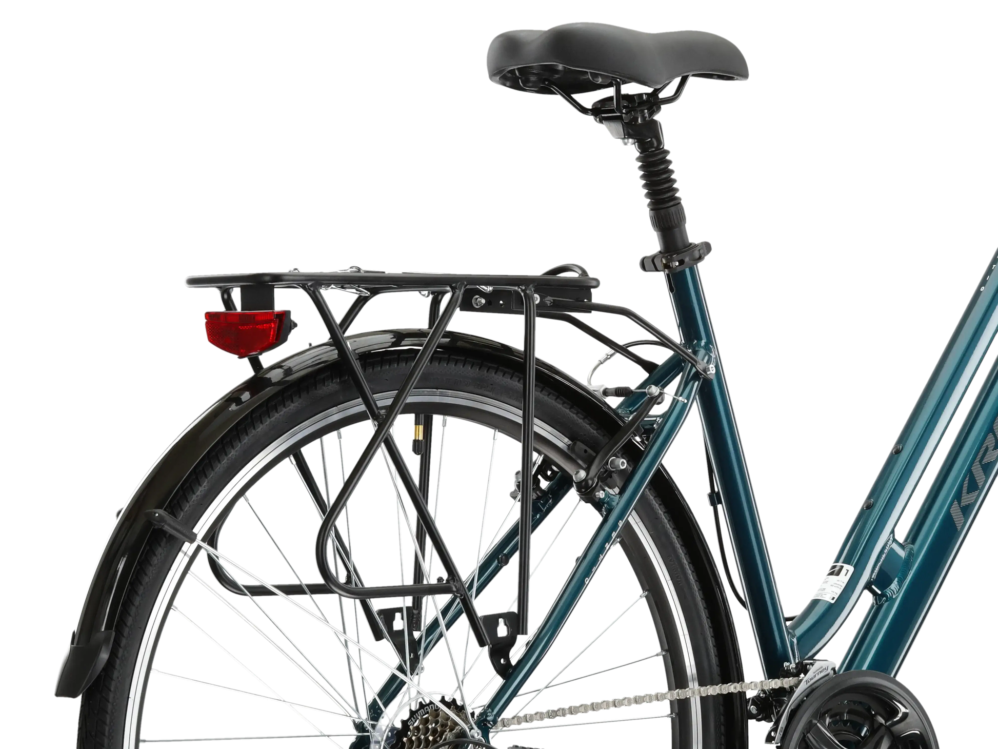 KR Sentio 2.0 U 28 M fiets met een stevige achterdrager en comfortabele zadelvering.