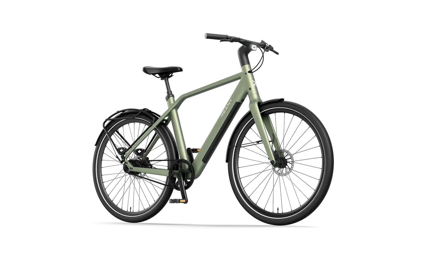 Ready for adventure N1 GT fietsonderdeel in groen met moderne styling, geschikt voor avontuurlijke ritten.