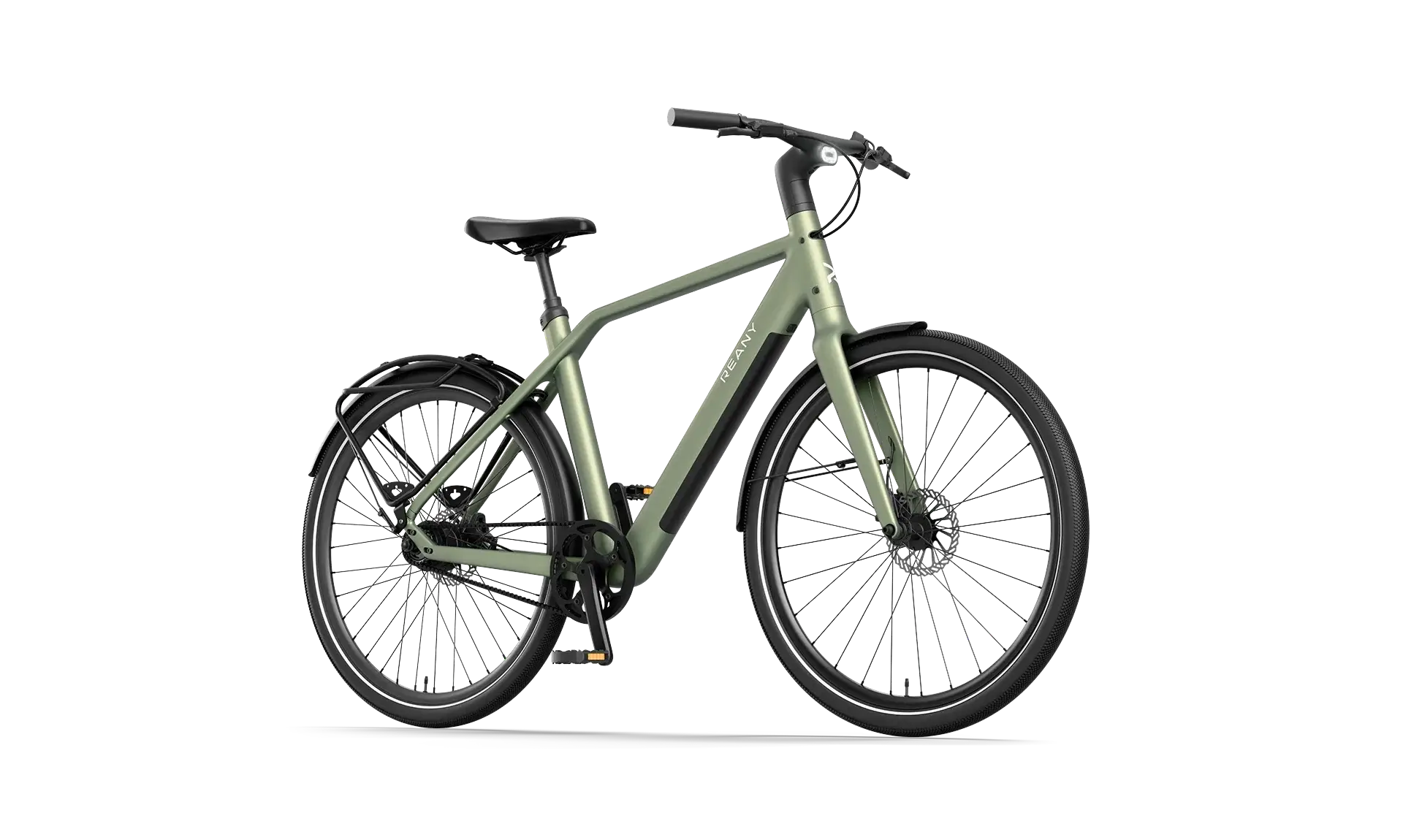 Ready for adventure N1 GT fietsonderdeel in groen met moderne styling, geschikt voor avontuurlijke ritten.