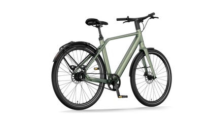 Ready for adventure N1 GT fiets in een moderne groene kleur, ideaal voor avontuurlijke ritten en stedelijke verkenning.