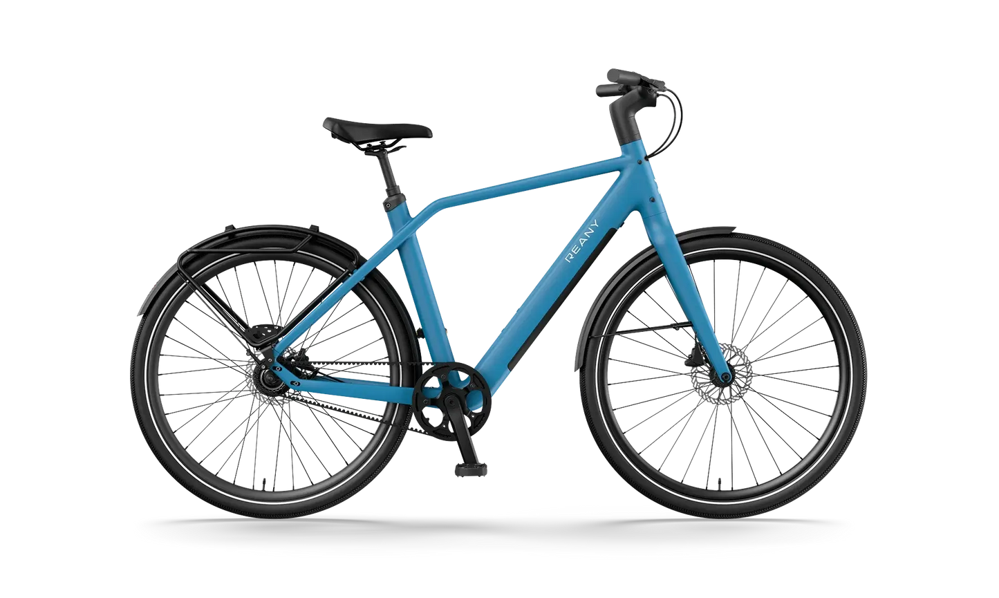 Ready for adventure N1 GT fiets in een levendige blauwe kleur, klaar voor elke uitdaging.