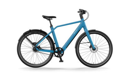 Ready for adventure N1 GT fiets in een levendige blauwe kleur, klaar voor elke uitdaging.
