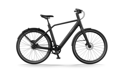 Klaar voor avontuur N1 GT, een stijlvolle zwarte fiets met moderne design en soepele lijnen.