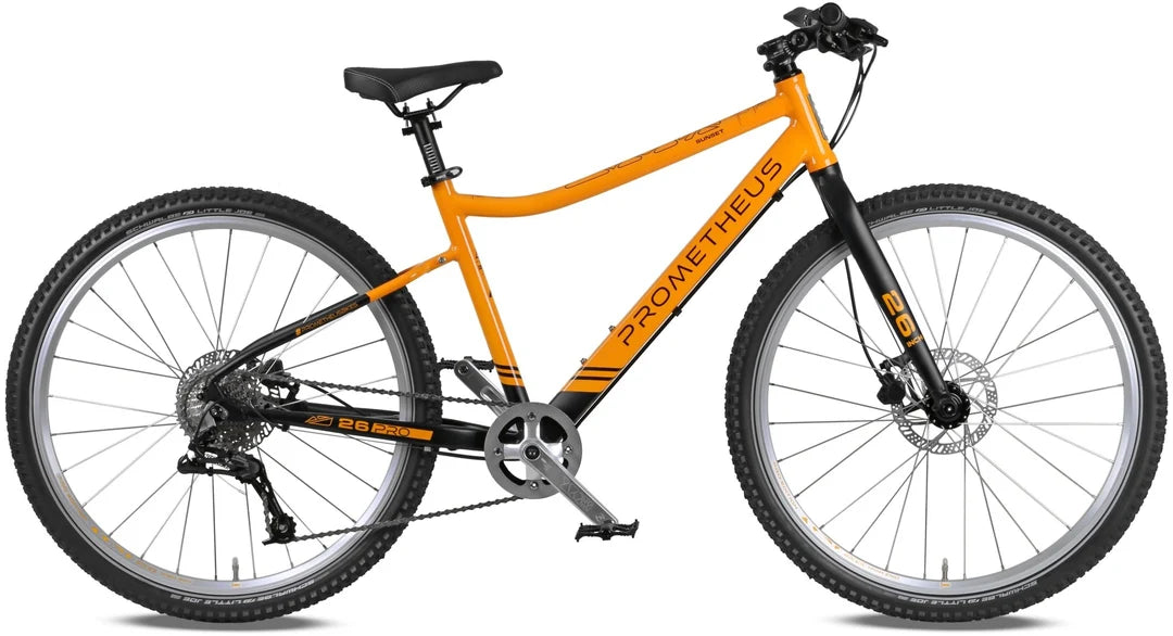 PRO Kinderfiets 26 inch vanaf 10 jaar | 9 versnellingen | SUNSET | Kleur: Oranje