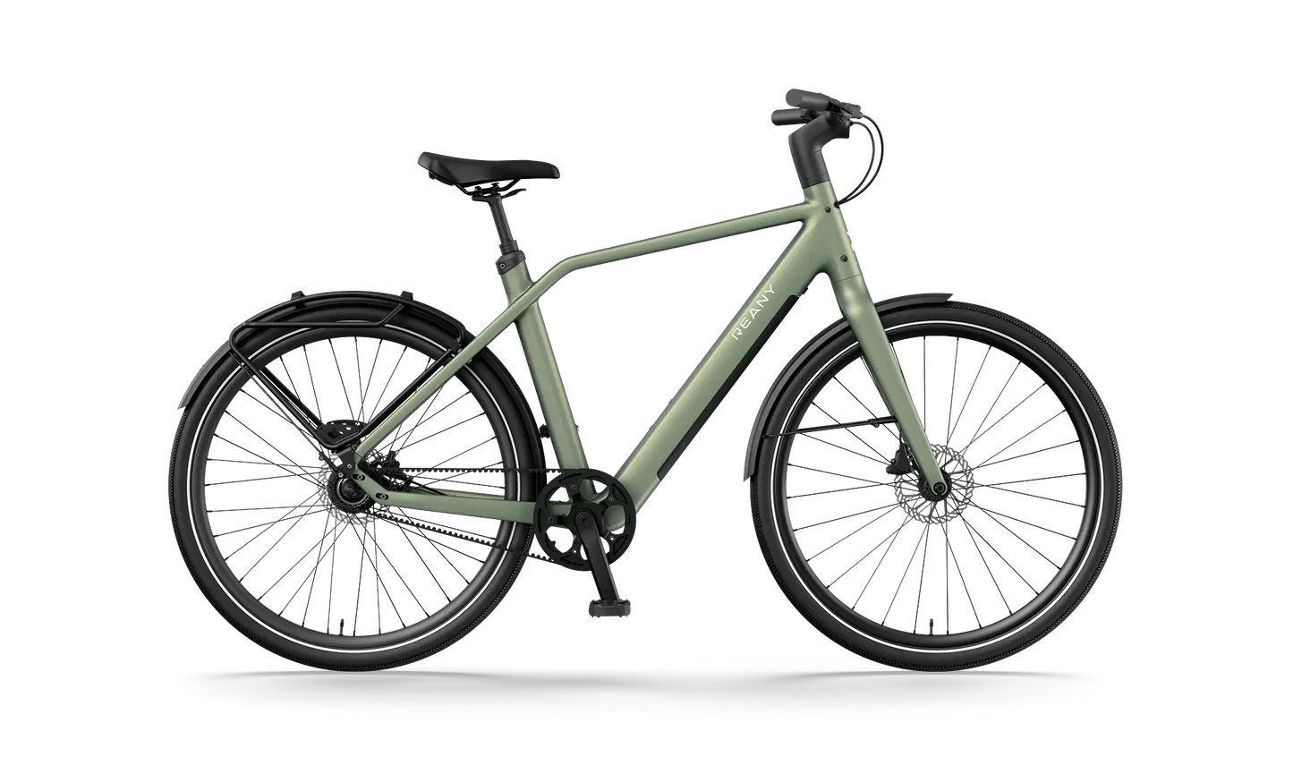 Ready for adventure N1 GT fiets met een modern ontwerp en zwarte velgen, perfect voor avontuurlijke ritten.