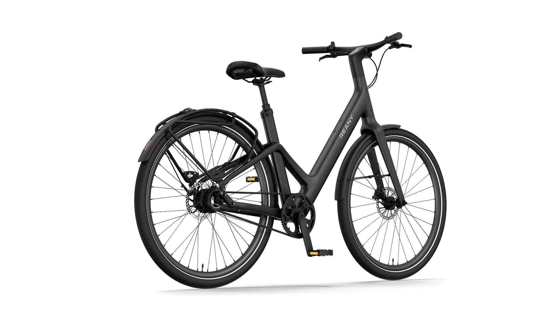 Zwarte W1 GT avontuur e-bike met moderne lijnen en stevige wielen, ideaal voor elke fietstocht.