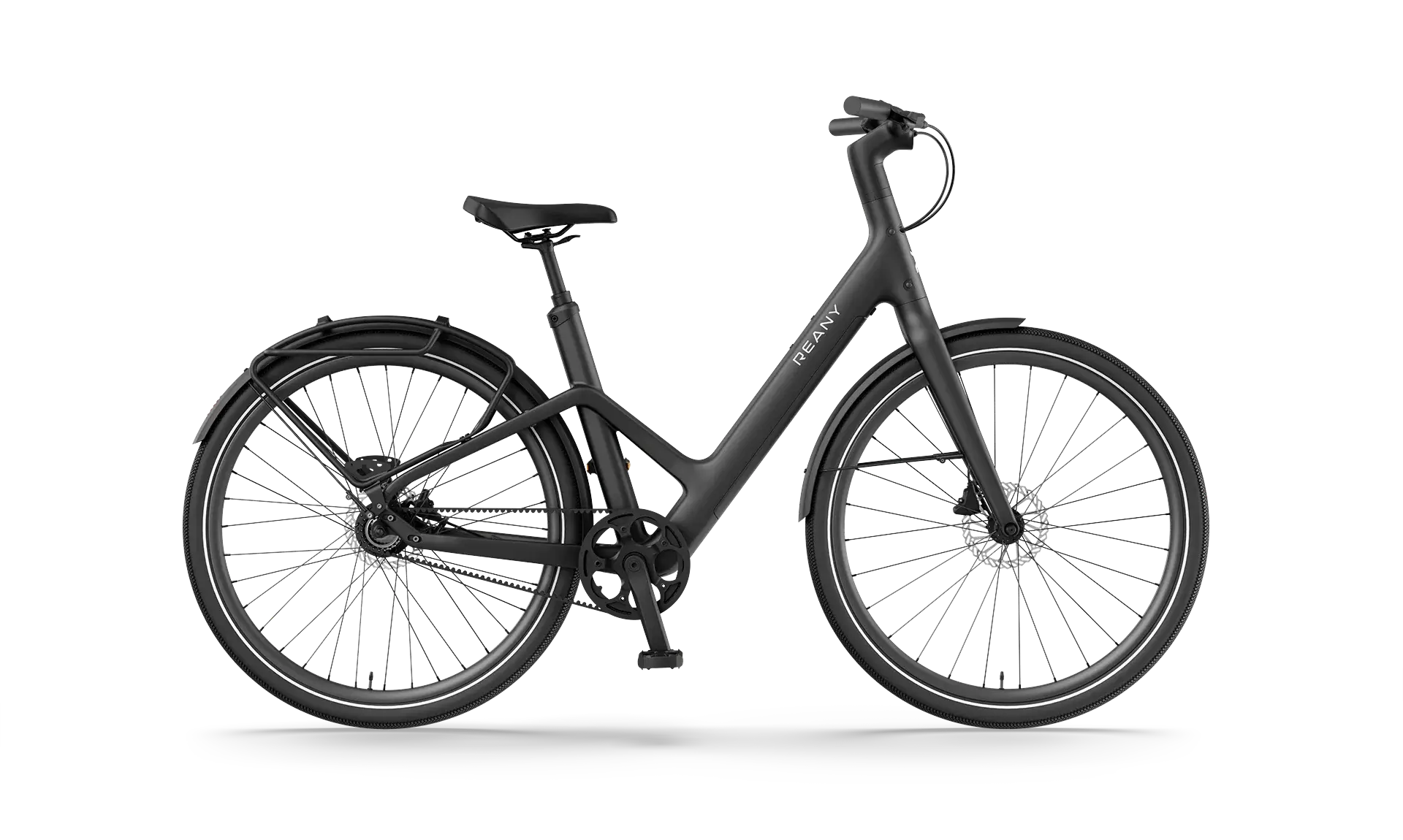 W1 GT avontuur e-bike in een moderne zwarte uitvoering, ontworpen voor avontuurlijke ritten.