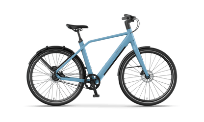 Kleurige fiets in lichtblauw aan de zijkant, ideaal voor avontuur en dagelijkse ritten, Ready for adventure N1 GT.