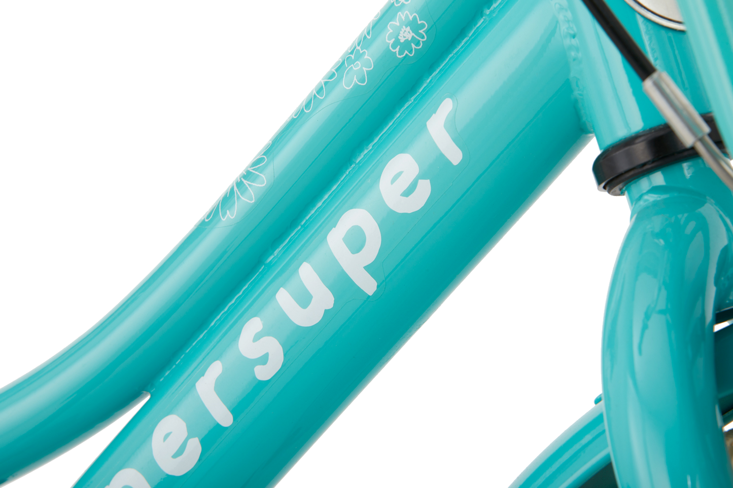 Supersuper Cooper 14 Girls Turquoise Kinderfiets